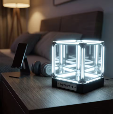 Cubo LED Infinity Effetto Tunnel 4D
